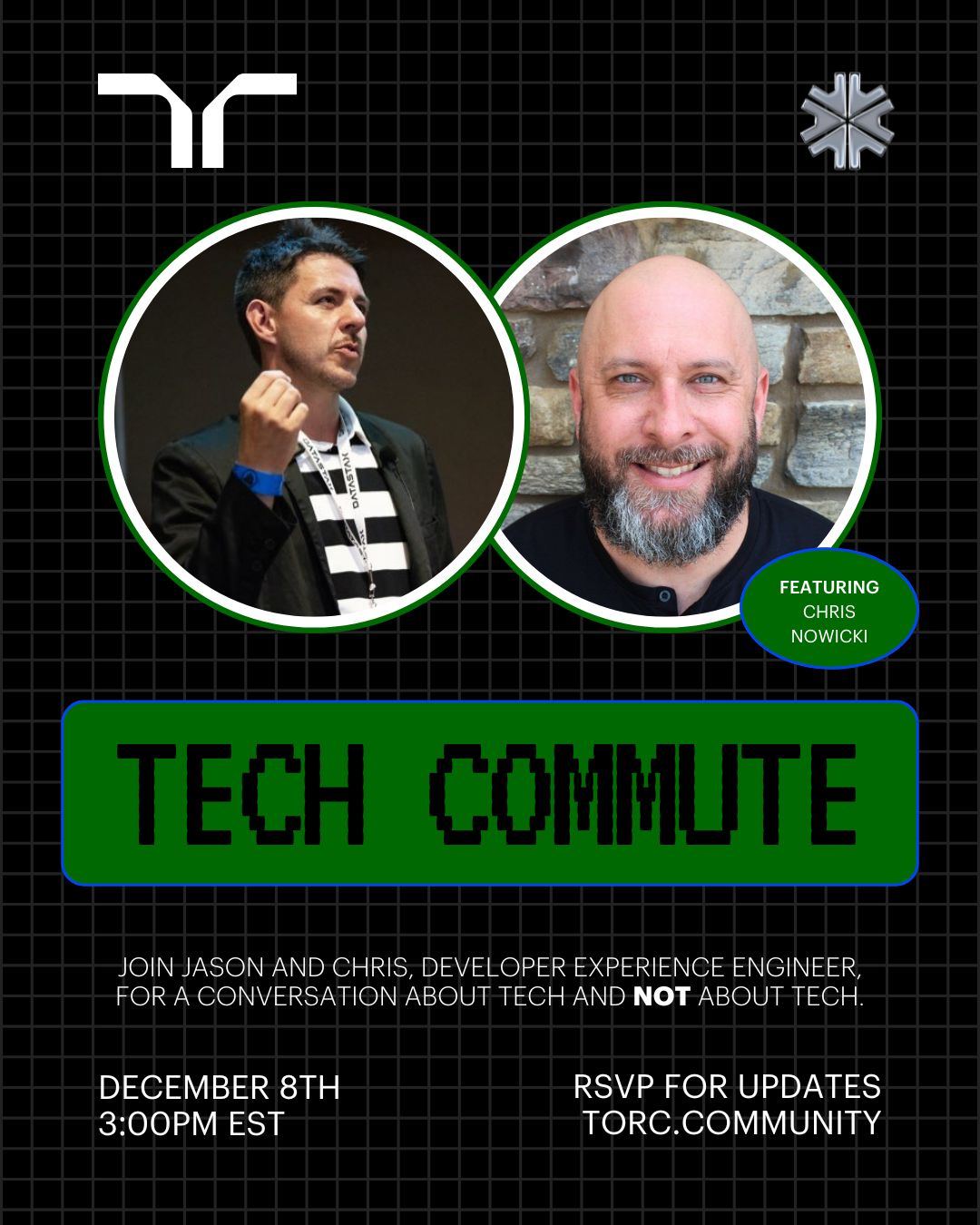 Cover Photo for #Techcommute with Chris Nowicki 