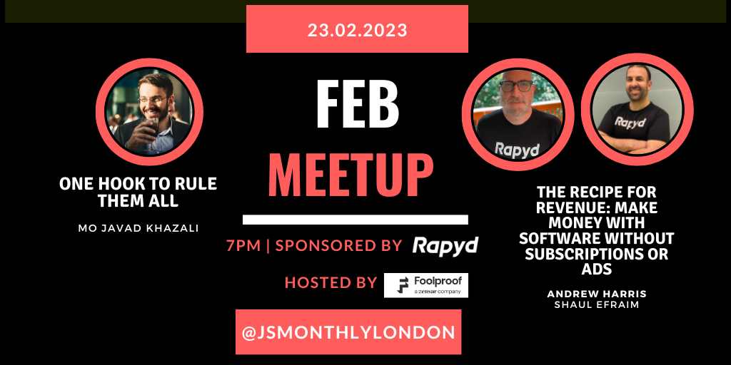 Cover Photo for JSMonthly Feb Meetup