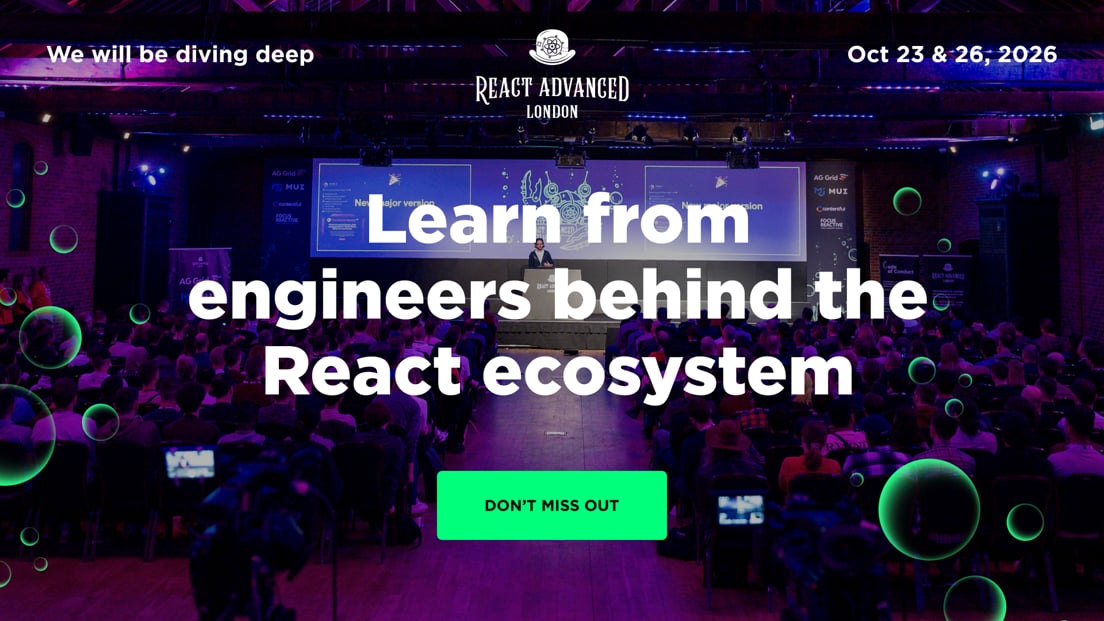 Cover Photo for React Advanced London 2026