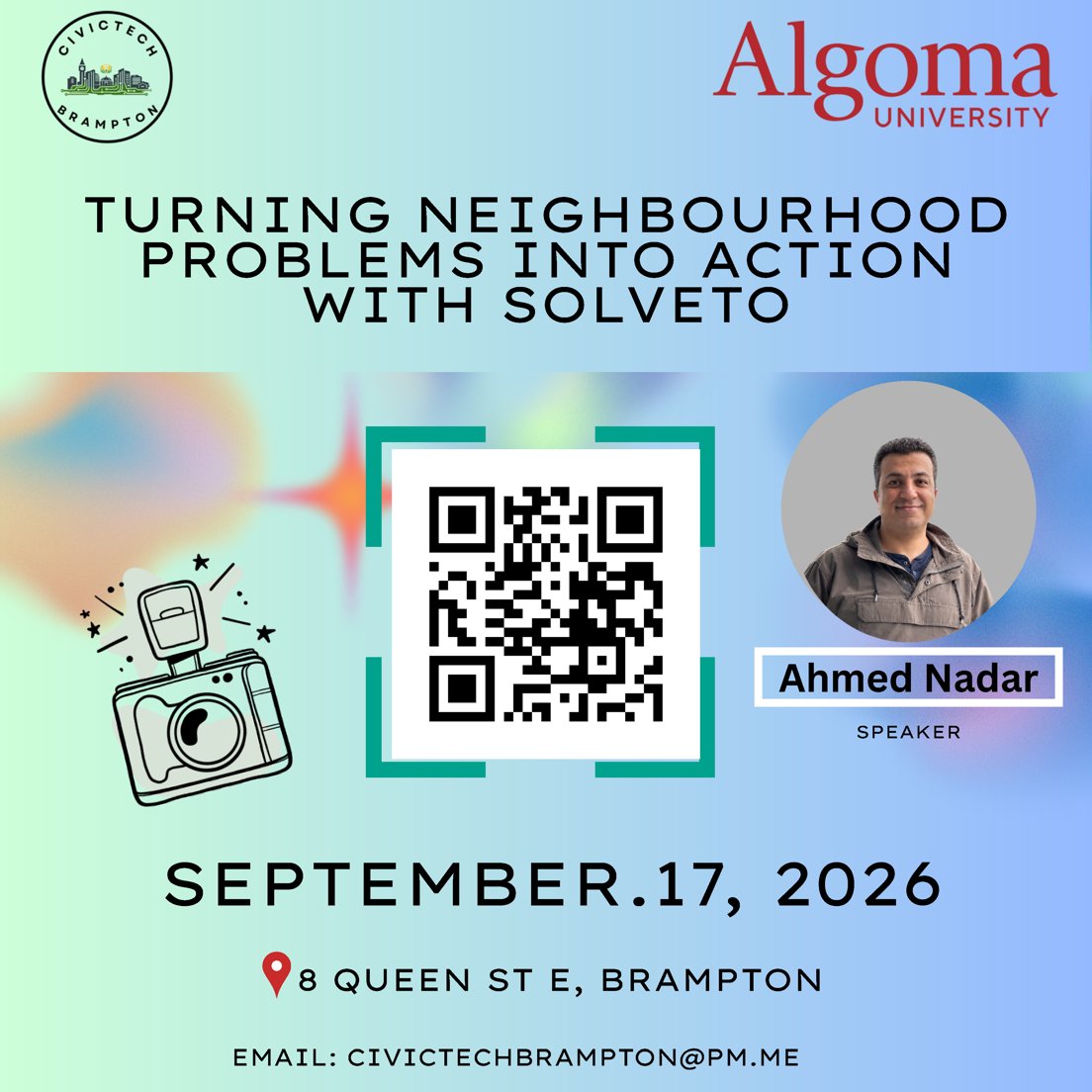 Cover Photo for CivicTechBrampton 23rd Meetup: SolveTO-From a pothole to a reporting platform