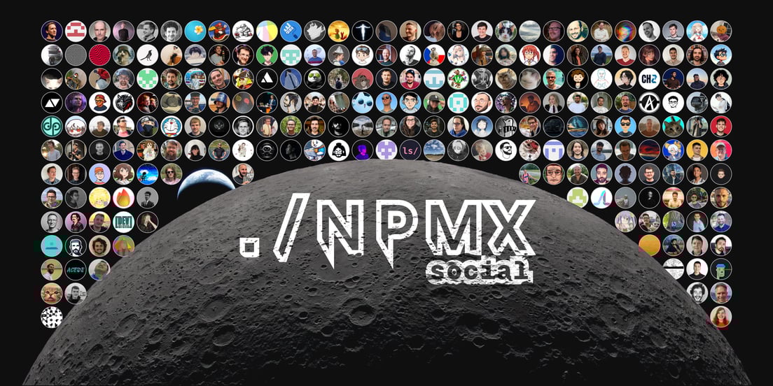 Cover Photo for npmx social london #1