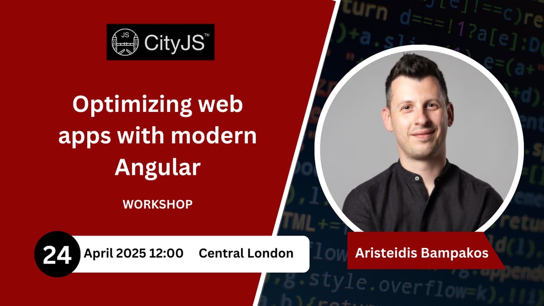 Cover Photo for CITYJS Workshop - Optimizing web apps with modern Angular