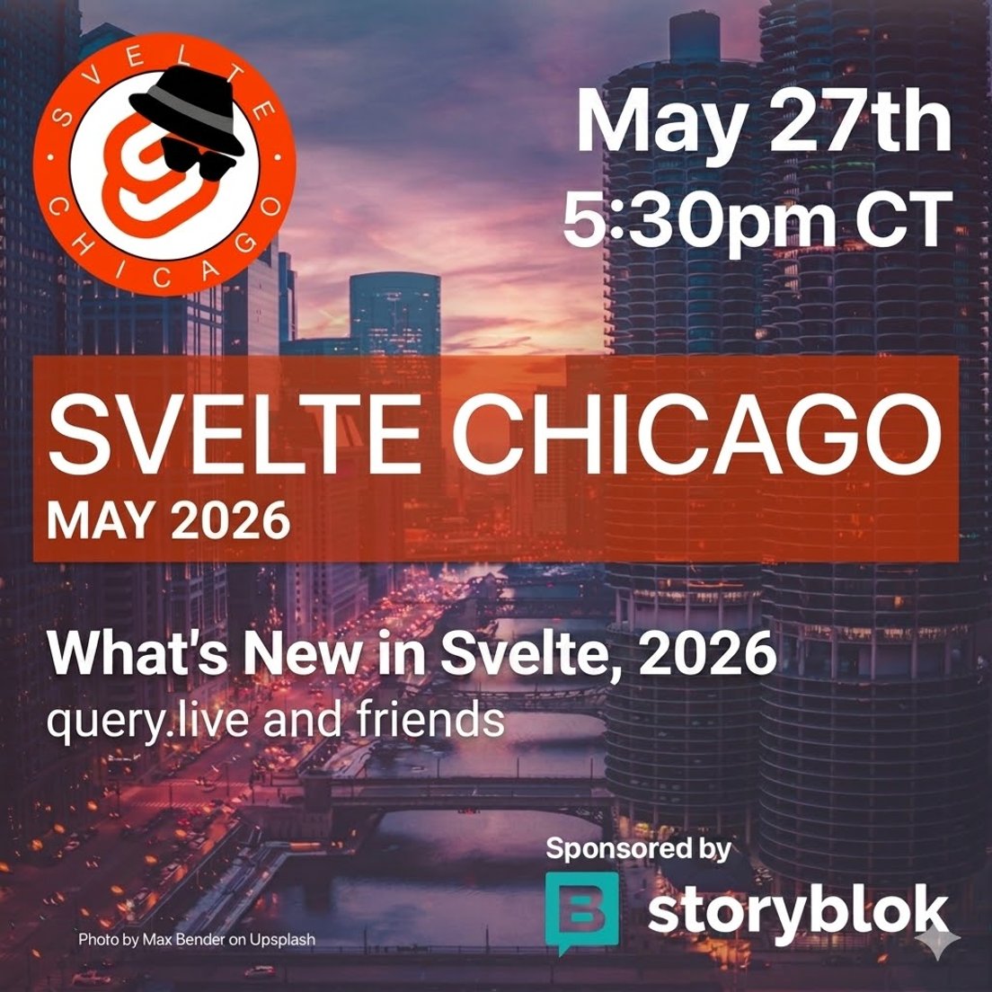 Cover Photo for Svelte Chicago – May 2026