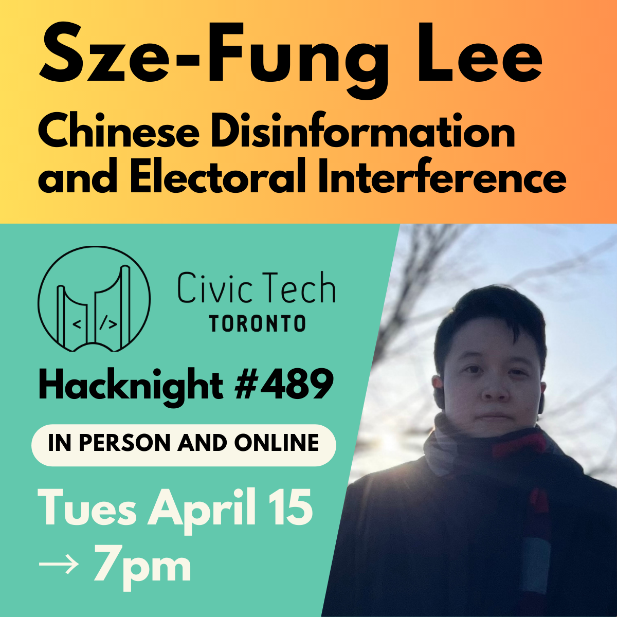 Cover Photo for Civic Hacknight #489: Chinese Disinformation and Electoral Interference