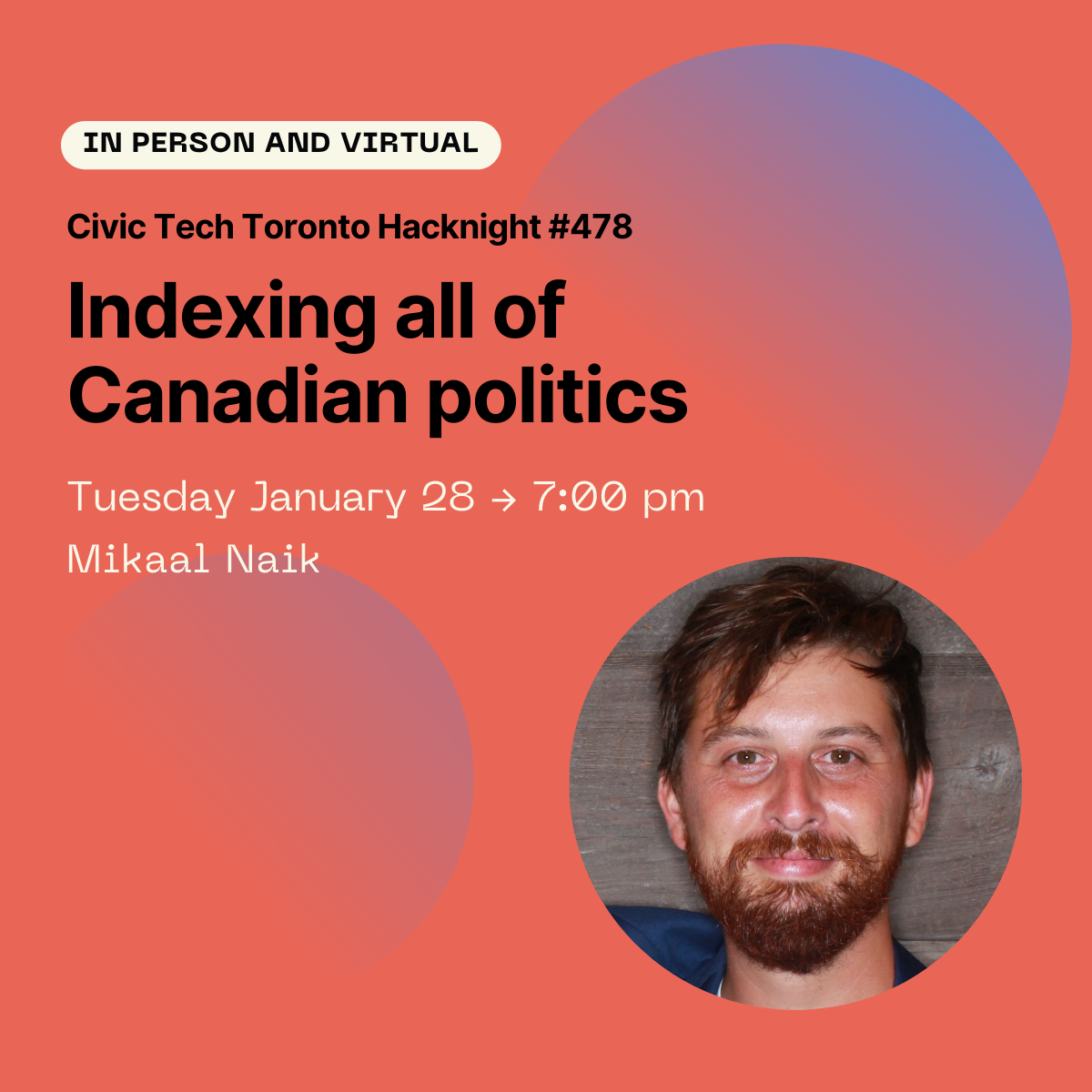 Cover Photo for Civic Hacknight #478: Indexing all of Canadian politics