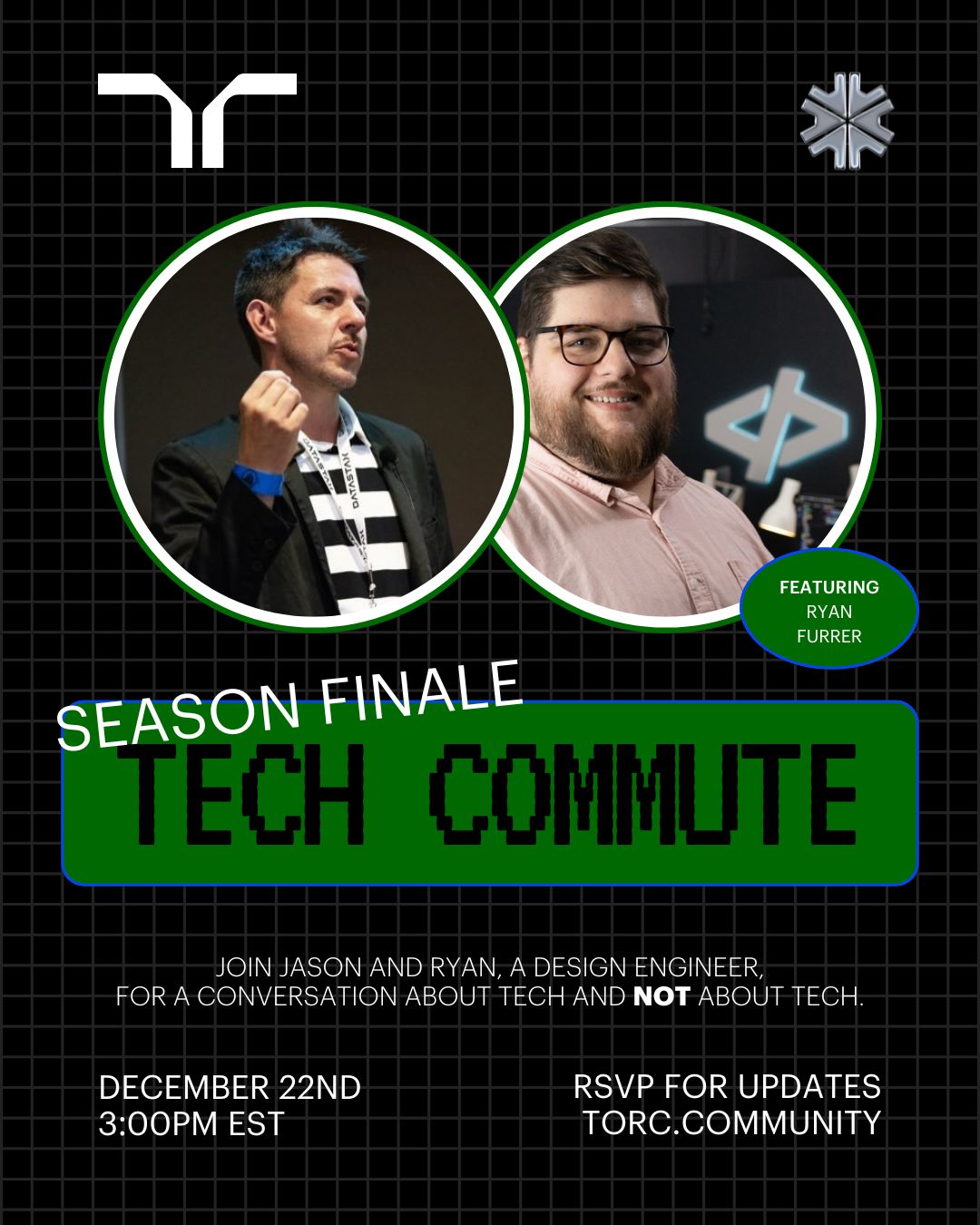 Cover Photo for #Techcommute with Ryan Furrer