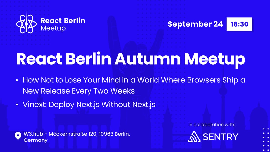 Cover Photo for React Berlin: Modern Web Engineering