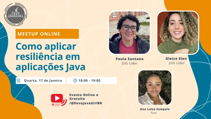 Cover Photo for [Online] Como aplicar resiliência em aplicações Java