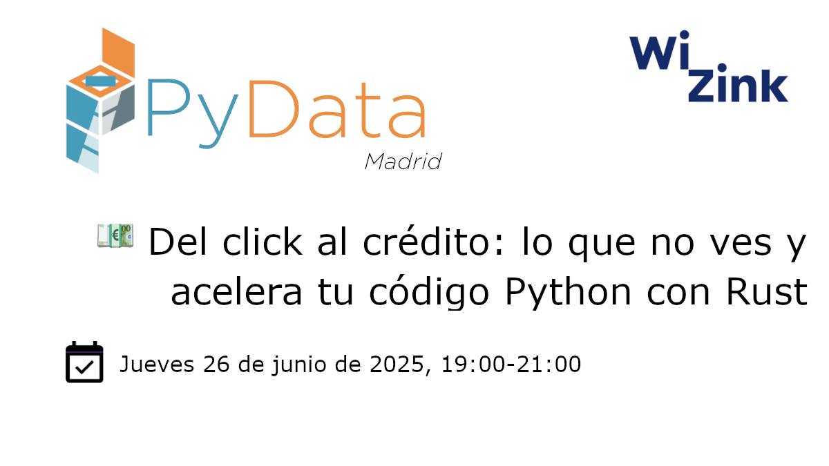 Cover Photo for 💶 Del click al crédito: lo que no ves y acelera tu código Python con Rust