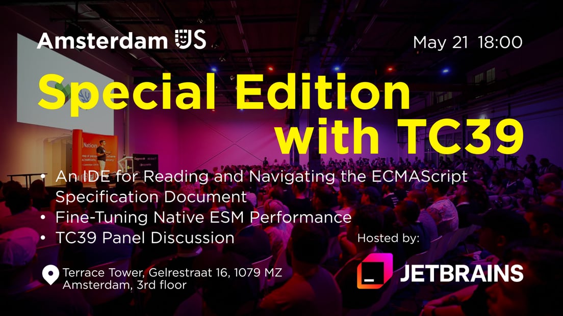 Cover Photo for AmsterdamJS Special Edition: A Meetup with TC39 Members