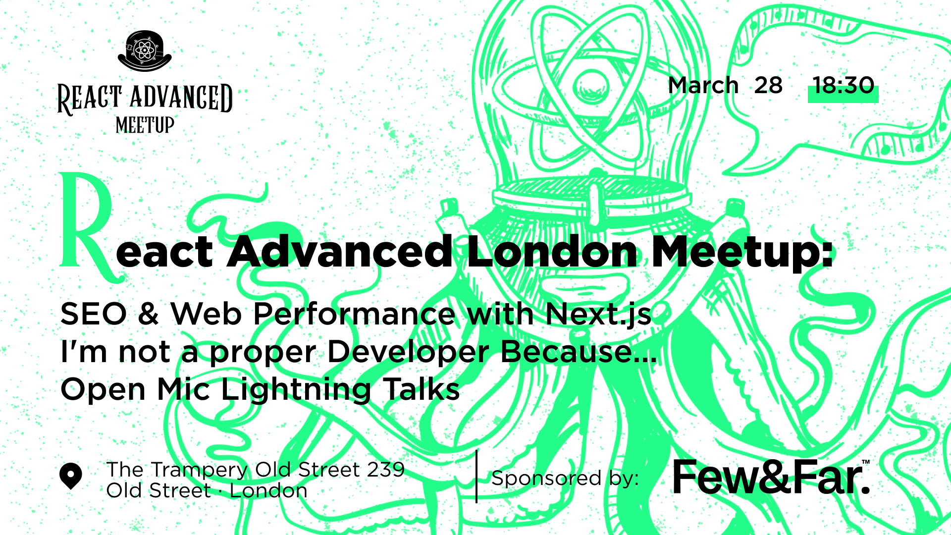 Cover Photo for React Advanced London Spring Meetup: Performance with Next.js & more