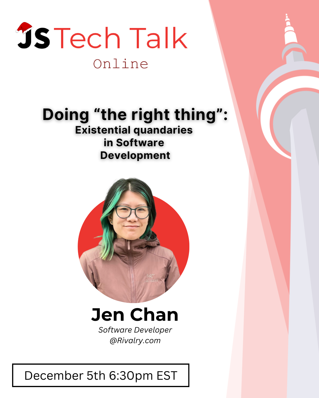 Event Cover Photo for  ”Doing “the right thing”: existential quandaries in software development"