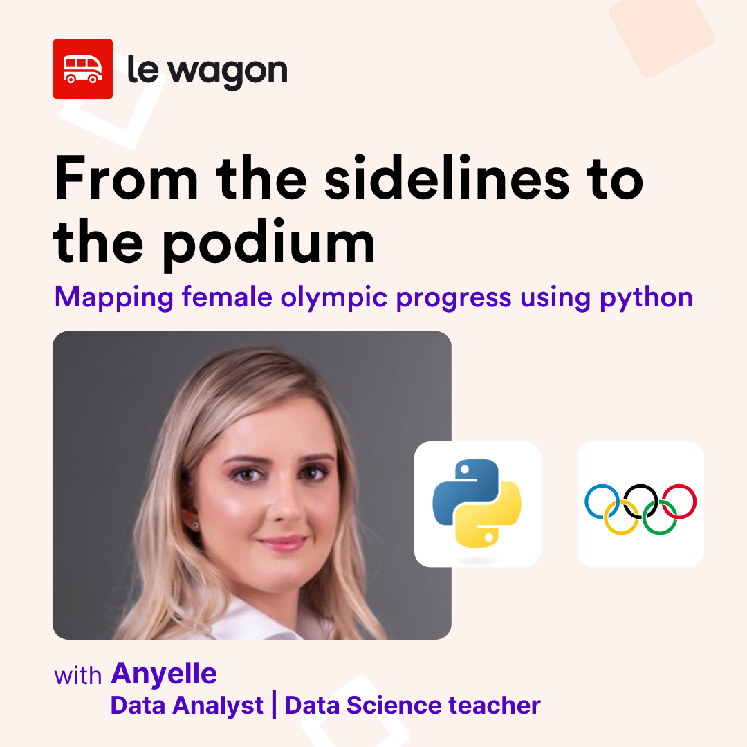 Event Cover Photo for From sidelines to the podium: Mapping female olympic progress using python