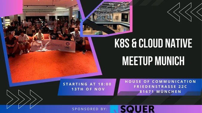Event Cover Photo for Kubernetes & Cloud Native Meetup - November Edition