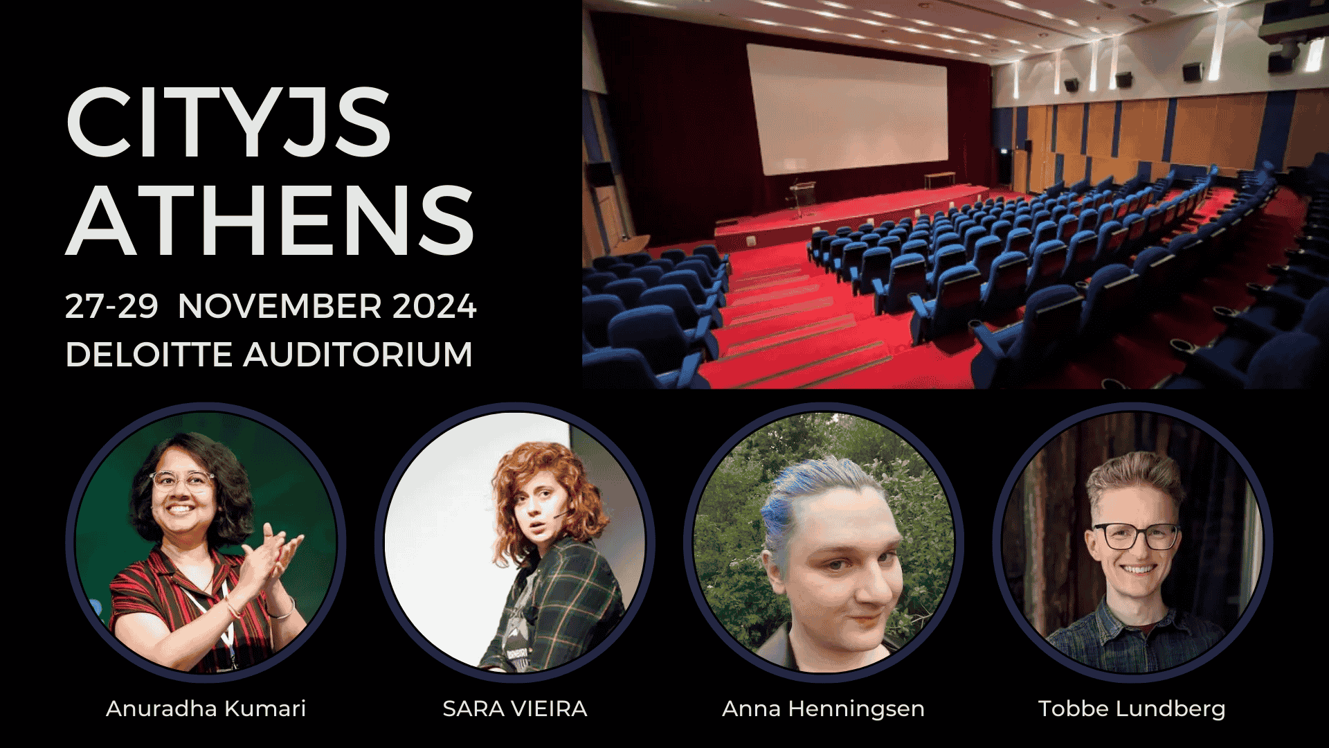 Event Cover Photo for CityJS Athens November