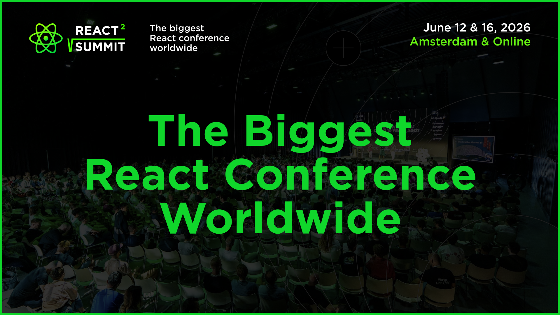 Event Cover Photo for React Summit - the biggest React conference worldwide