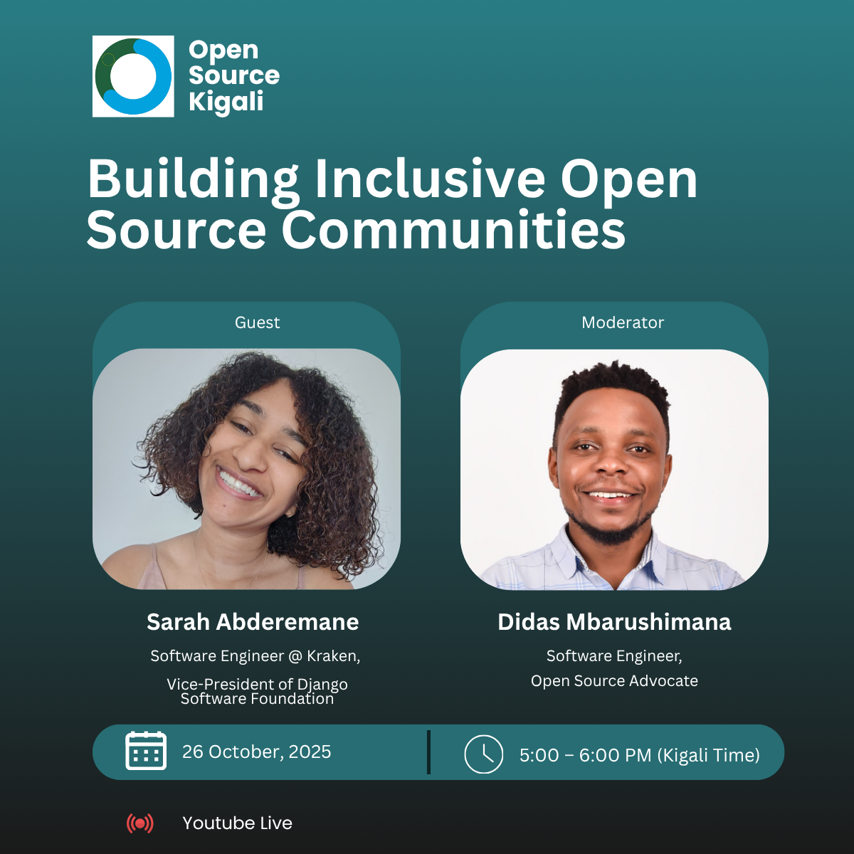 Event Cover Photo for Building Inclusive Open Source Communities