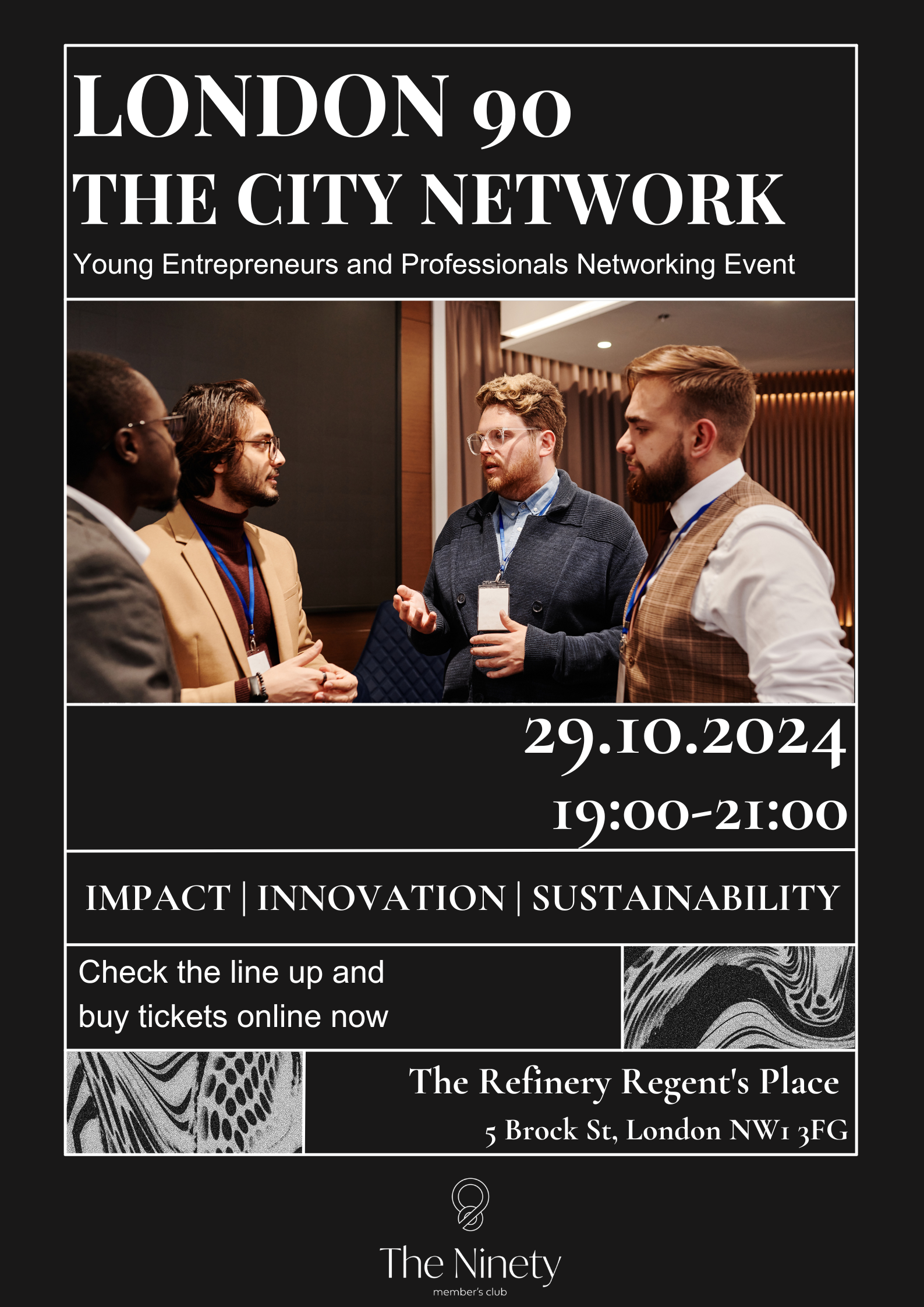 Event Cover Photo for London 90 | The City Network