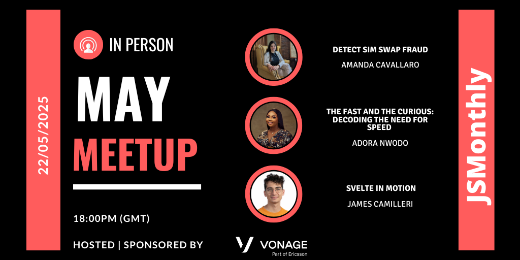 Event Cover Photo for JSMONTHLY MAY EVENT