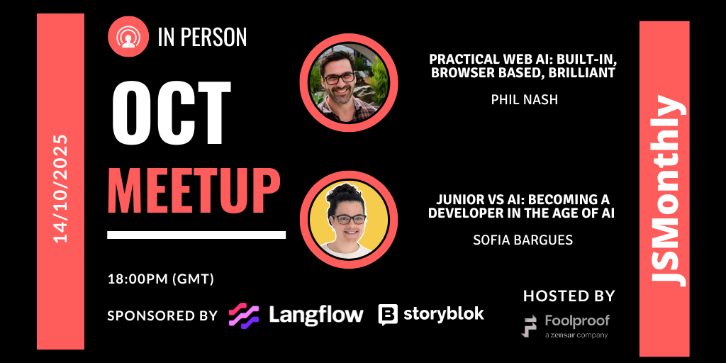 Event Cover Photo for JSMONTHLY OCTOBER EVENT