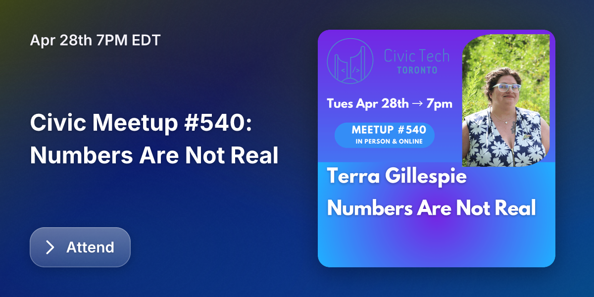 Civic Meetup #540: Numbers Are Not Real | Guild