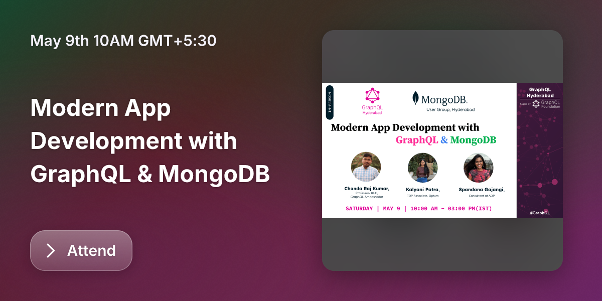Modern App Development with GraphQL & MongoDB | Guild
