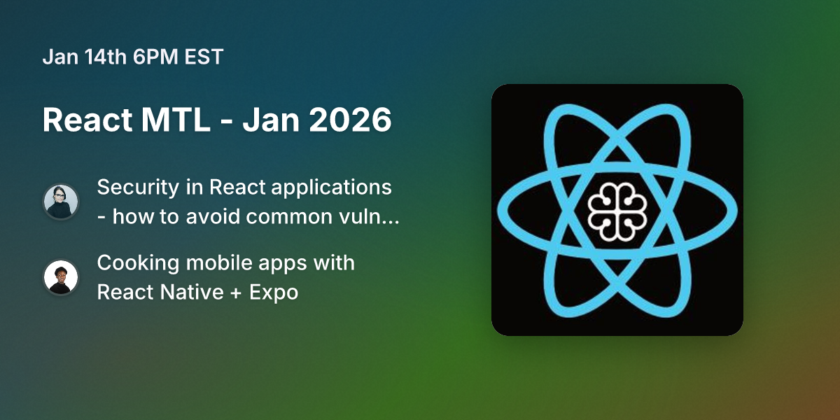 React MTL - Jan 2026 | Guild